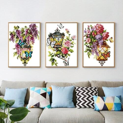 The Light of Fascination Series Aida Canvas Cross-stitch 11CT 14CT Handwork Beginner Embroidery Wholesale Needlework Home Decor