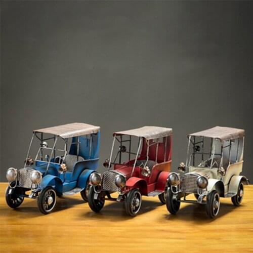 New High-quality Iron Art Classic Car Classic Car Model Home Decoration Creative Souvenir Office Decoration Children' Decoration
