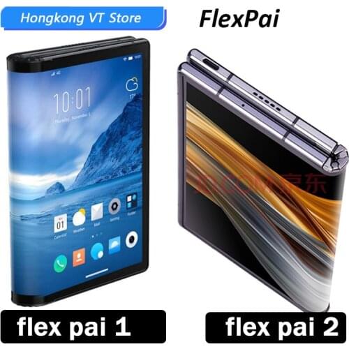 Official Royole FlexPai 2 Foldable Smart Phone 5G/4G Android 9.0 Octa-Core 6GB+128GB 7.8” Flexible AMOLED Screen Snapdragon 855