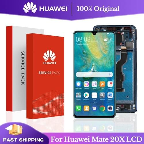 Original 7.2'' Display For Huawei Mate 20X LCD Touch Screen Digitizer Assembly For Huawei MATE 20 X Display Replacement Repair p