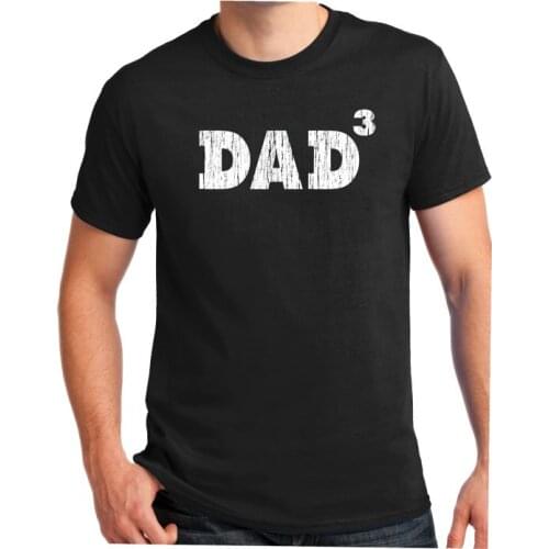 DAD 3 Fathers Day gift T Shirt Mens Love Dad tee US standard plus size