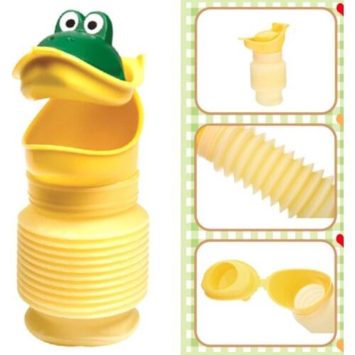 Portable Stretchable Child Camping Toilet Potty Travel Emergency Urinal Pee Bottle for Kids Girls Boys