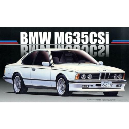 1/24 Fujimi plastic assembly car model toy BMW M635Csi with engine internal structure static model DIY assembly kit #12650