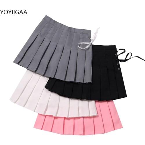 Lovely Women Skirts Summer Fashion Woman Pleated Skirt High Waist A-line Female Short Skirts Harajuku Casual Ladies Mini Skirt