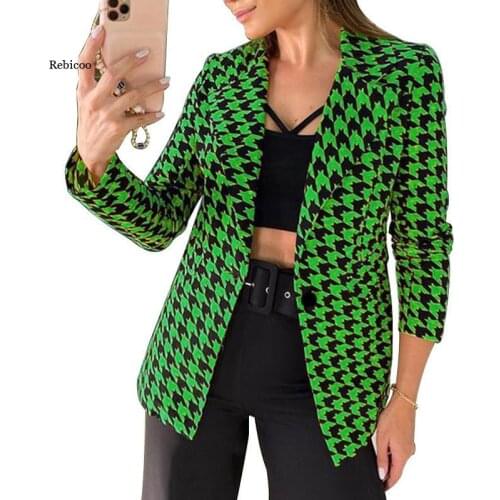 5Xl Plus Size Women Jacket Fashion Lapel Slim Cardigan Solid Color Suit Coat Female Punk Rave Camouflage Coat New Spring Autumn