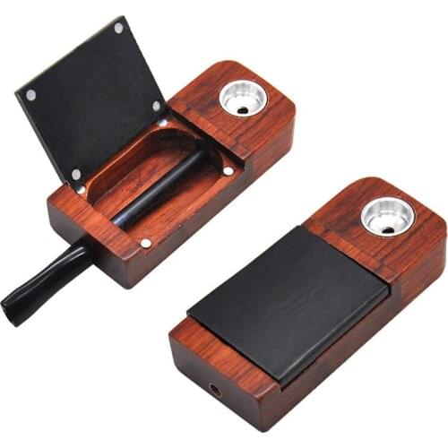 1 pc New design Creative Portable Portable Creative red wood Smoking Pipe Tobacco Pipes