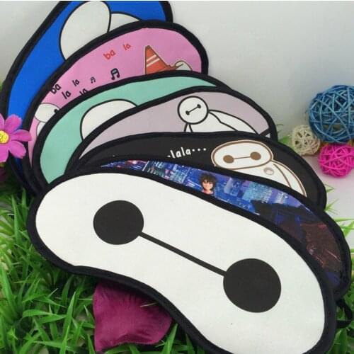 12pcs Lovely Sleeping Eye Mask Blindfold Sleep Rest Aid Eye Mask Cover Eye Patch Sleeping Mask Case Cartoon Blindfold Blinder