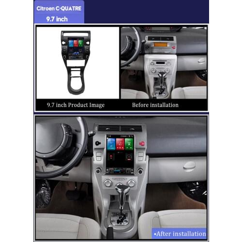 Android 10.0 6-128G Carplay For Citroen C4 C Quatre 2008-2012 Car Player GPS Radio Stereo Receiver Navi Audio Recorder Head Unit