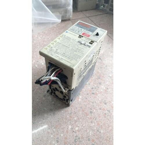CIMR-V7AA20P7 0.75KW 220V inverter , used in good condition . 80% appearance new , good working , free shipping