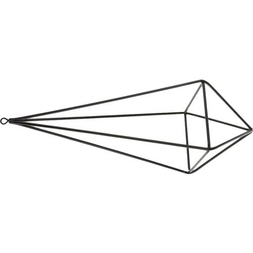 Rustic Wall Hanging Pyramid Shape Metal Tillandsia Air Plants Rack Holder