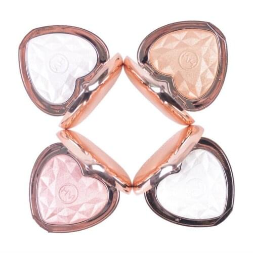 HUDAMOJI Heart - Shaped Highgloss Powder Toning and Brightening Water - Resistant High - Gloss Color Soft Powder T1315