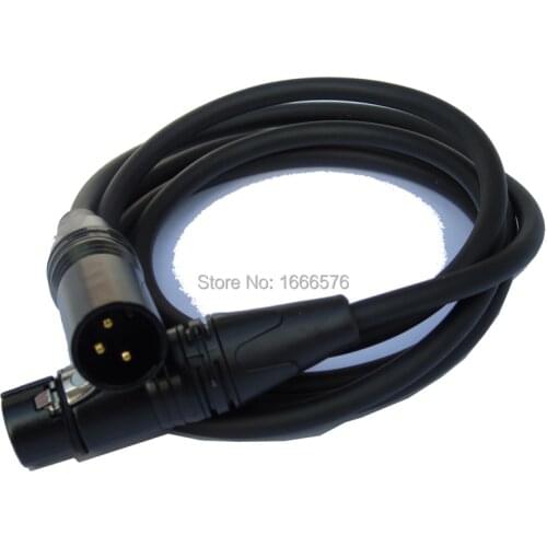 KL High Quality 2PCS/ lot 25ft xlr male female 3pin MIC Shielded Cable pack-MCNB01