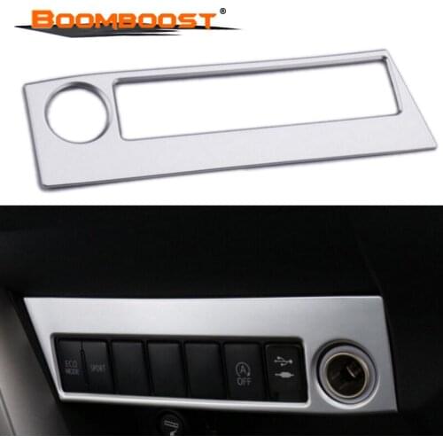 For Toyota RAV4 2013 2014 2015 2016 Cigarette Lighter Button Switch Panel Molding Cover Kit Trim Interior Decoration Frame