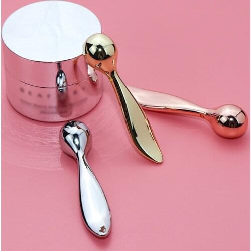 Eye Cream Massage Sticks Zinc Alloy Facial Massager Wand Face Spoon Anti Wrinkle Eye Fatigue Relief DIY Cosmetic Skin Care Tool