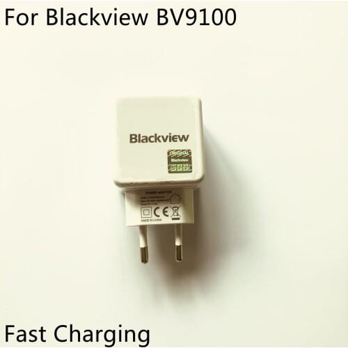 New Original Fast Charging Travel Charger + Type-C Cable For Blackview BV9100 MTK6765 6.3'' 1080x2340 Free Shipping