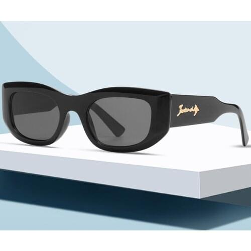 RoseBerry 2021 Fashion Sunglasses For Women and Men Small Frame Rectangle Brand Designer Sun Glasses Oculos Gafas De Sol UV400