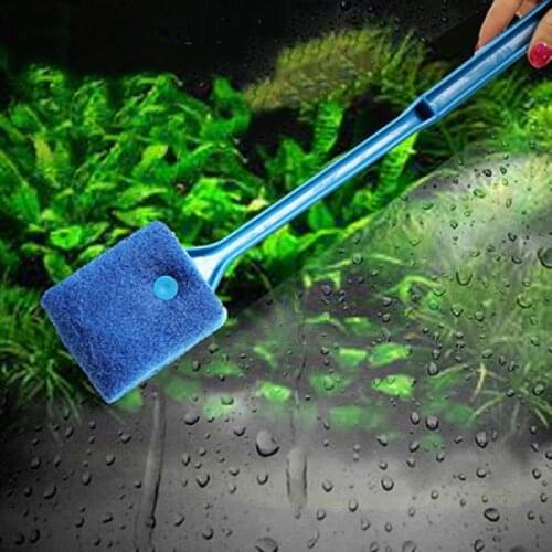 Aquarium Fish Tank Glass Plant Cleaning Brushes Floating Clean Window Algae Scraper Sponge Accessories Tools High Quality