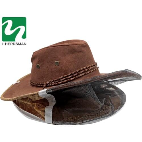 Beekeeping Hat Export-Oriented Beekeeping Tool Model Cowboy Bee Preventing Cap Bee Hat Classic Shape Bee Breeding Free Shipping