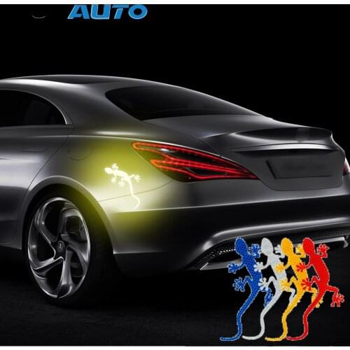 FORAUTO Gecko Reflective Strip Tape Safety Warning Mark Car Reflective Sticker Auto Decor Car-styling Bumper Car Sticker