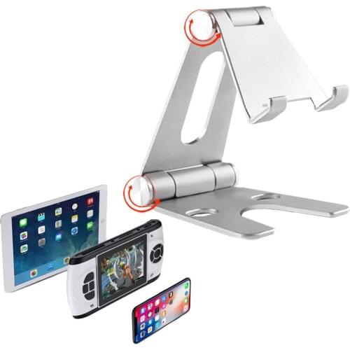 Universal Aluminum alloy tablet bracket desktop cell phone stand mobile holder for mobile phone