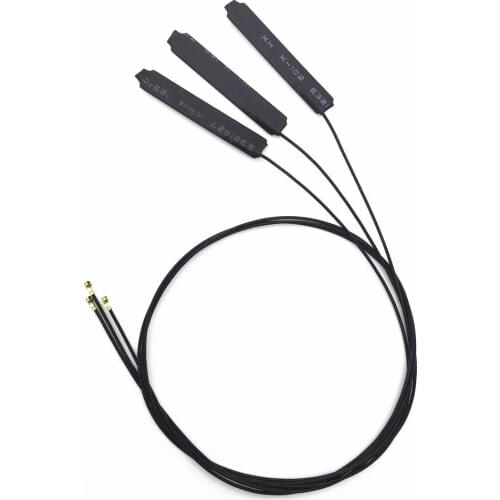 3pcs U.FL IPEX MHF4 internal Laptop NGFF Card Wireless Wifi 3x Internal Antenna 10cm for 8265 7265 BCM94360 BCM94356Z QCNFA34AC