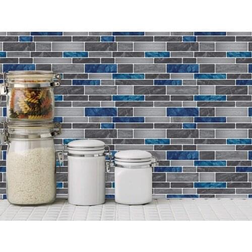 Art3d 12"x12" Waterproof Heatproof Vinyl Wallpaper 3D Peel and Stick Backsplash Tile For Kitchen,Bathroom -1 Sheet