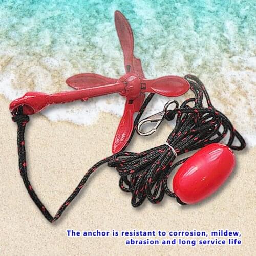 High-quality Hot-dip Galvanized Plastic Sprayed Folding Anchor Umbrella Anchor Boat Anchor Combination Kit