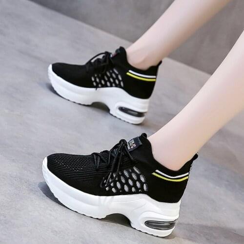 Women 2021 Light Weight Running Shoes For Women Chunky Platform Sneakers Women Breathable Zapatos De Mujer Sport Shoes