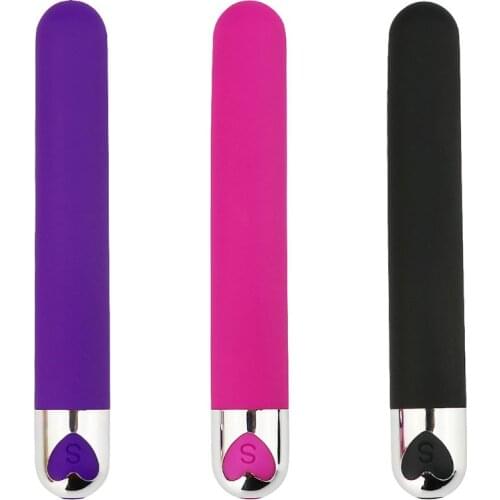 10 Speed Waterproof Bullet Vibrator G-spot Massager Vibration Adult Sex Toys for Women 13.7x2.1cm