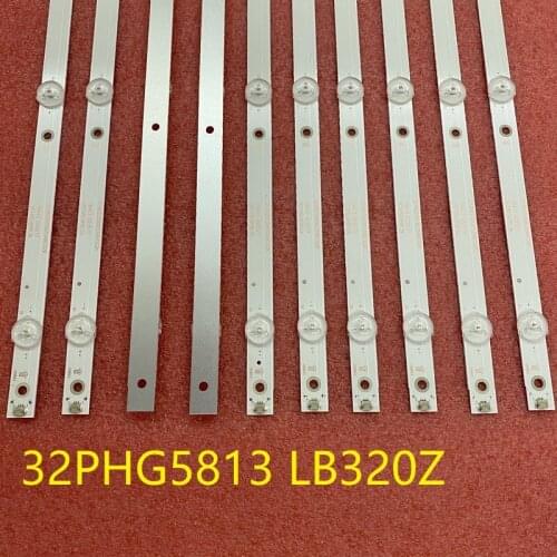 2pcs/set LED bar 5LED for Ph 32inch Tv 32PHG5813/78 32PHG5813 CEJJ-LB320Z-5S1P-M3030-F-2