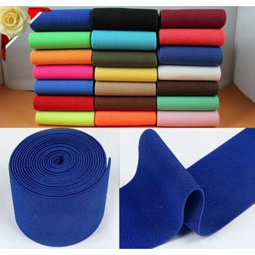 7.5cm Wide Colorful Garment Sewing Accessories Elastic Webbing Band Sewing Elastic