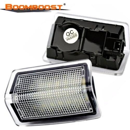 White SMD3528 LED Courtesy Lamp Car Door Welcome Light 2 pcs For Mercedes W204 W176 W246 W212 4D/5D W166 Benz E200T