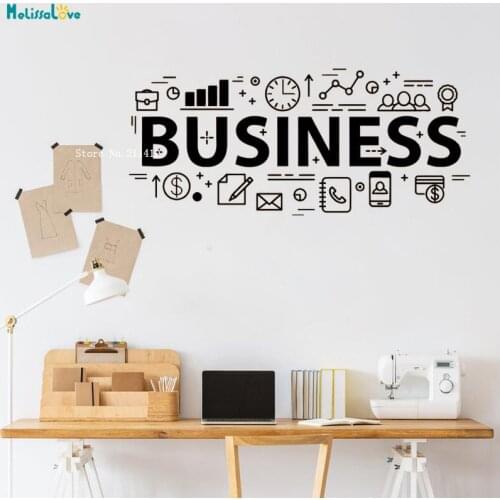 Business Wall Decal Vinyl Sticker Home Office Interior New Design Motivation Art Decoration Murals Self-adhesive YT1645