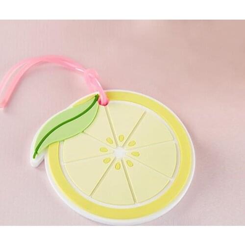 Baby Birthday Party Favors Rubber Lemons luggage tag Wedding Favor&Gift For Guest F20173109