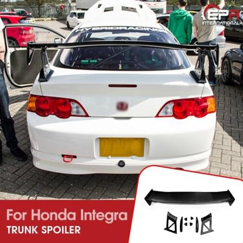 For 02-06 Honda Integra DC5 Acura RSX MU Style Carbon Glossy Trunk Spoiler Rear Wing Exterior Kits