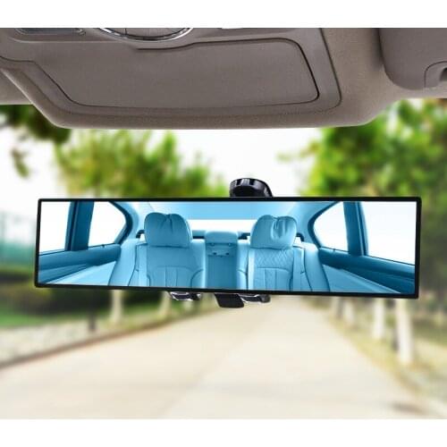 Blue Dazzling Reflection Rear View Blind Spot Glass Flat Mirror Car Inner Accessories