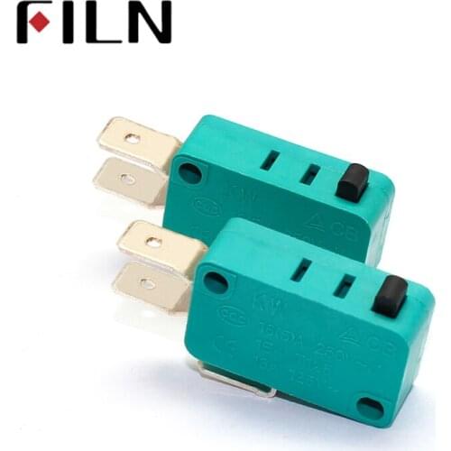 High quality Limit Switch 6.3 connector terminal 1no nc All New 5A 250VAC green Micro Switch