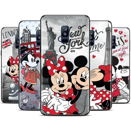 Mickey Minne Have Fun For Samsung Galaxy A9 A8 Star A8S A7 A6 A6S A5 A3 Plus 2018 2017 2016 A750 Black Phone Case