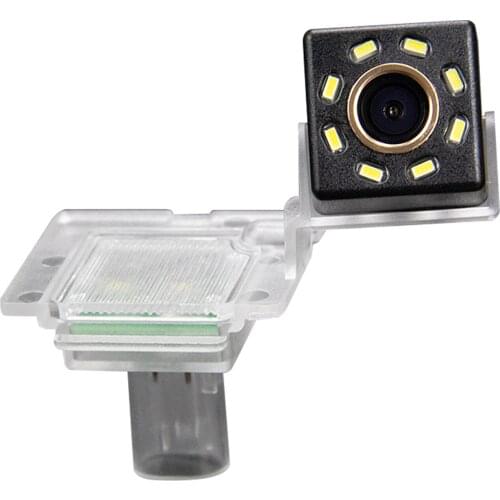 Misayaee Car Rear View Reverse Parking Camera Golden 8 LED for Mercedes Benz C-Class W206 C200 C180 C300 Coupe 2017 2018
