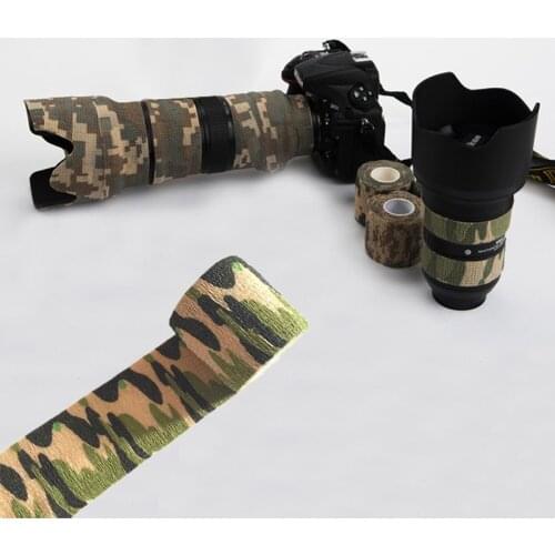 Multi-functional Camo Tape Non-woven Self-adhesive For SLR camera