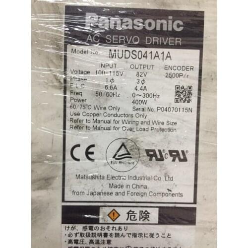 MUDS041A1A servo driver, used in good condition . 80% appearance new , good working , free shipping
