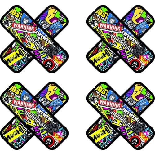 Hot Sale Creative PLASTER STICKER Colour Car Sticker Vinyl Car Styling Scratches PVC Motorcycle Off-road Laptop Trunk Guitar