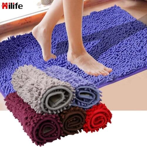 Floor Mat kitchen Door Carpet Anti-slip Way Feet Mats Home Supplies 40*60 cm Bath Mat Soft Bathroom Rug Bathmat