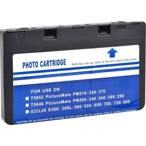 Compatible ink Cartridge T5852 E-5852 for Epson Picture Mate PM210 PM250 PM270 PM235 PM215 Printers
