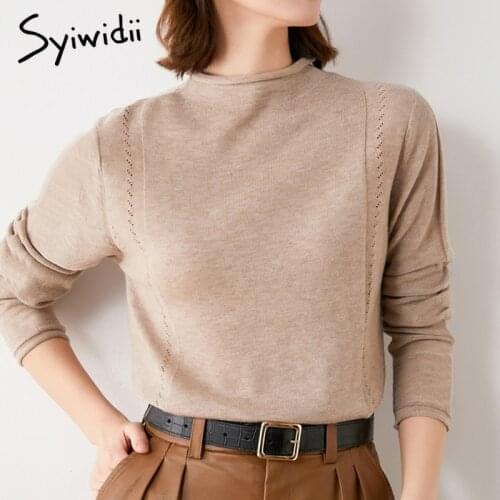 Женские кашемировые пуловеры Syiwidii China At AliExpress