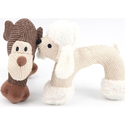 Pet Supplies Short-staple Cotton Whistle Wear-resistant Tear-resistant Bite Vocal Pet Toy Plush Dog Toy Plush Toy