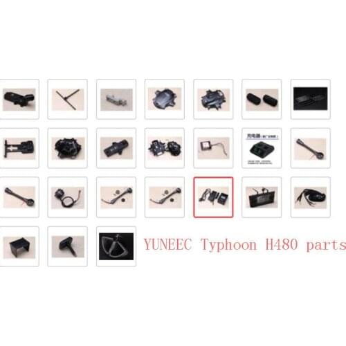 YUNEEC Typhoon H480 FPV UAV spare parts remote control motor arm blade tripod landing gear bracket body shell GPS module set 1