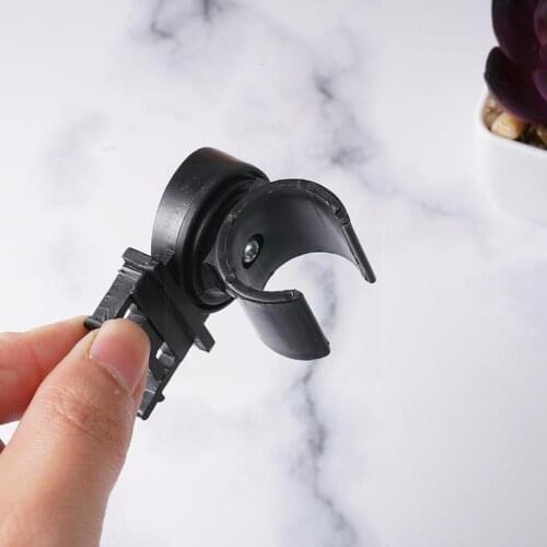 1pcs New Tactical Helmet Flashlight Holder Black Flashlight Flashlight Holder Accessories Stents Outdoor Helmet Headpie Cli Z7L0