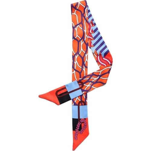 2021 Summer Beach Bag Scarf Ladies Mulberry Silk Turban Womens Hair Band J64