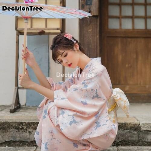 2021 japanese kimono traditional yukata women kimono cosplay flower print clothes japan dress vietnam clothing mujer yukata